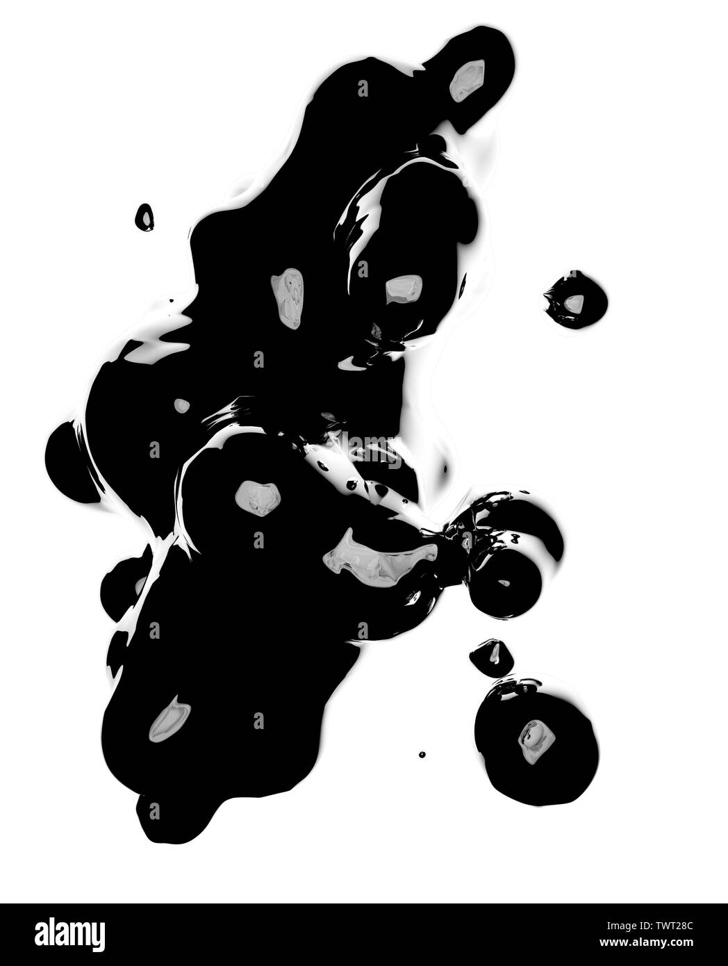 Résumé fond liquide noir et blanc.Il peut être utilisé pour les affiches, cartes, dépliants, brochures, magazines et toute sorte de couvrir Banque D'Images