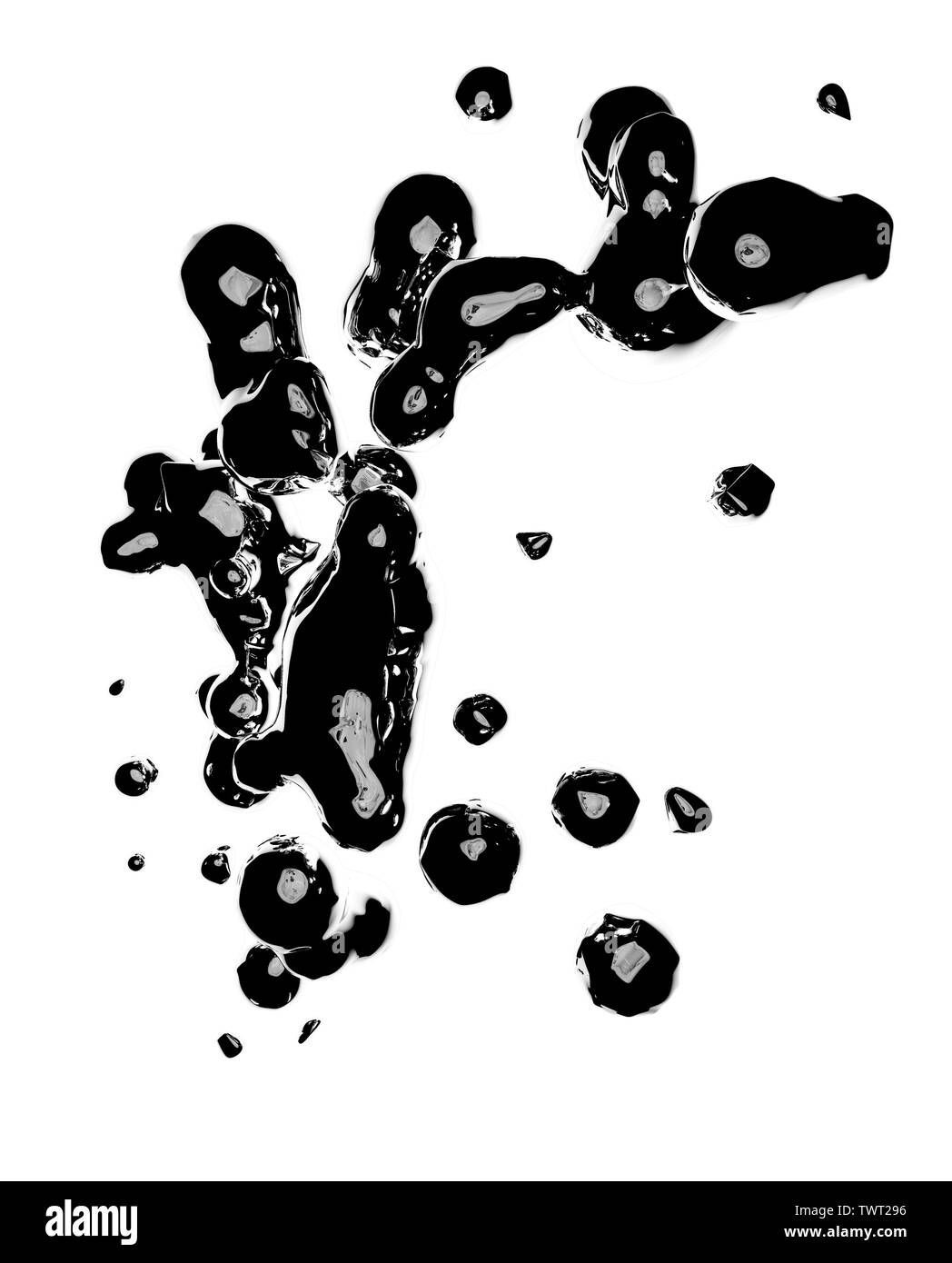 Résumé fond liquide noir et blanc.Il peut être utilisé pour les affiches, cartes, dépliants, brochures, magazines et toute sorte de couvrir Banque D'Images