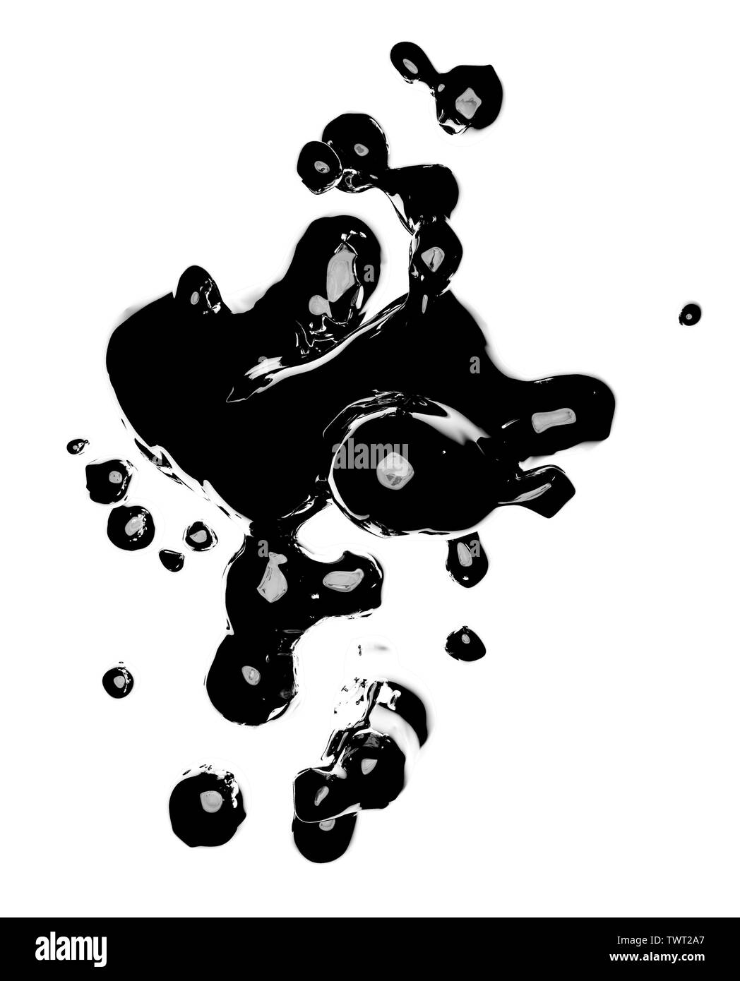 Résumé fond liquide noir et blanc.Il peut être utilisé pour les affiches, cartes, dépliants, brochures, magazines et toute sorte de couvrir Banque D'Images