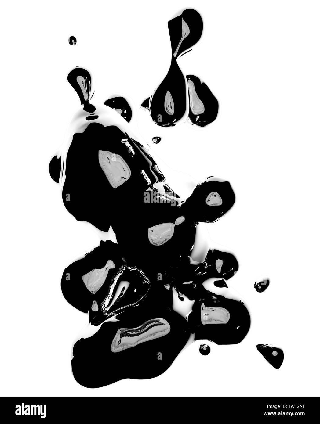 Résumé fond liquide noir et blanc.Il peut être utilisé pour les affiches, cartes, dépliants, brochures, magazines et toute sorte de couvrir Banque D'Images