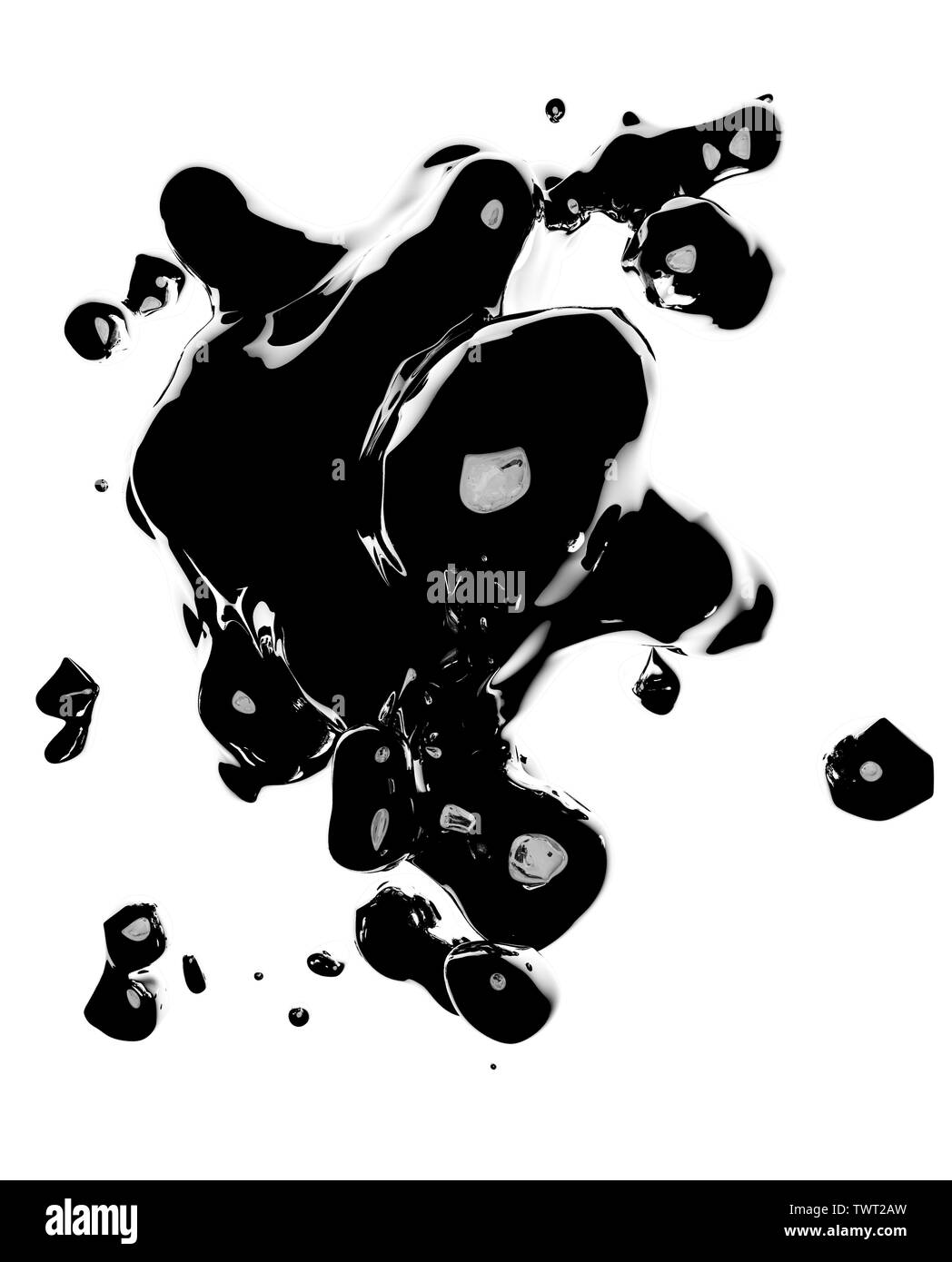 Résumé fond liquide noir et blanc.Il peut être utilisé pour les affiches, cartes, dépliants, brochures, magazines et toute sorte de couvrir Banque D'Images