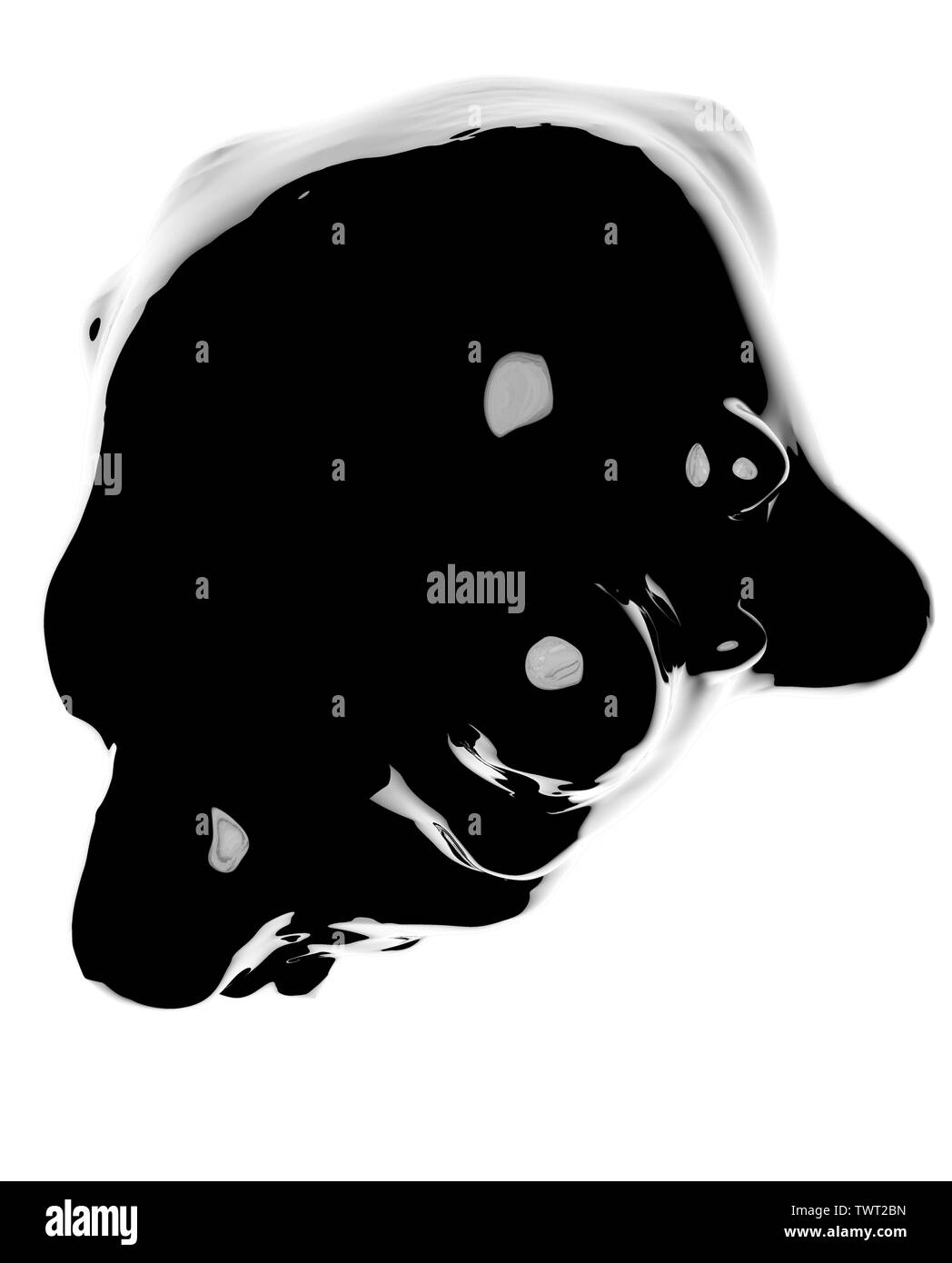 Résumé fond liquide noir et blanc.Il peut être utilisé pour les affiches, cartes, dépliants, brochures, magazines et toute sorte de couvrir Banque D'Images