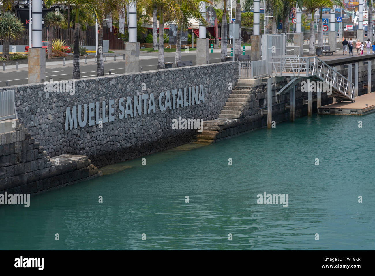 Der Anleger Muelle Santa Catalina, Las Palmas, Gran Canaria Photo Stock -  Alamy