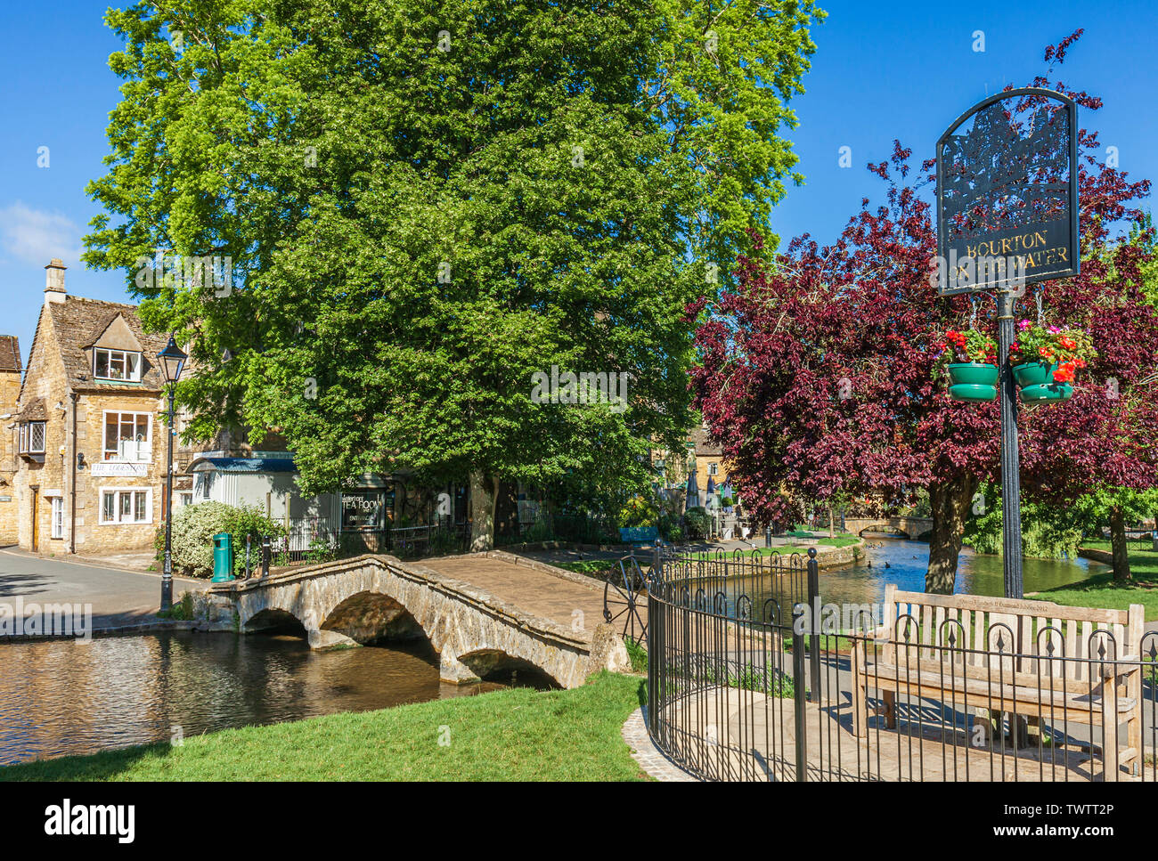 Bourton on the Water. Banque D'Images