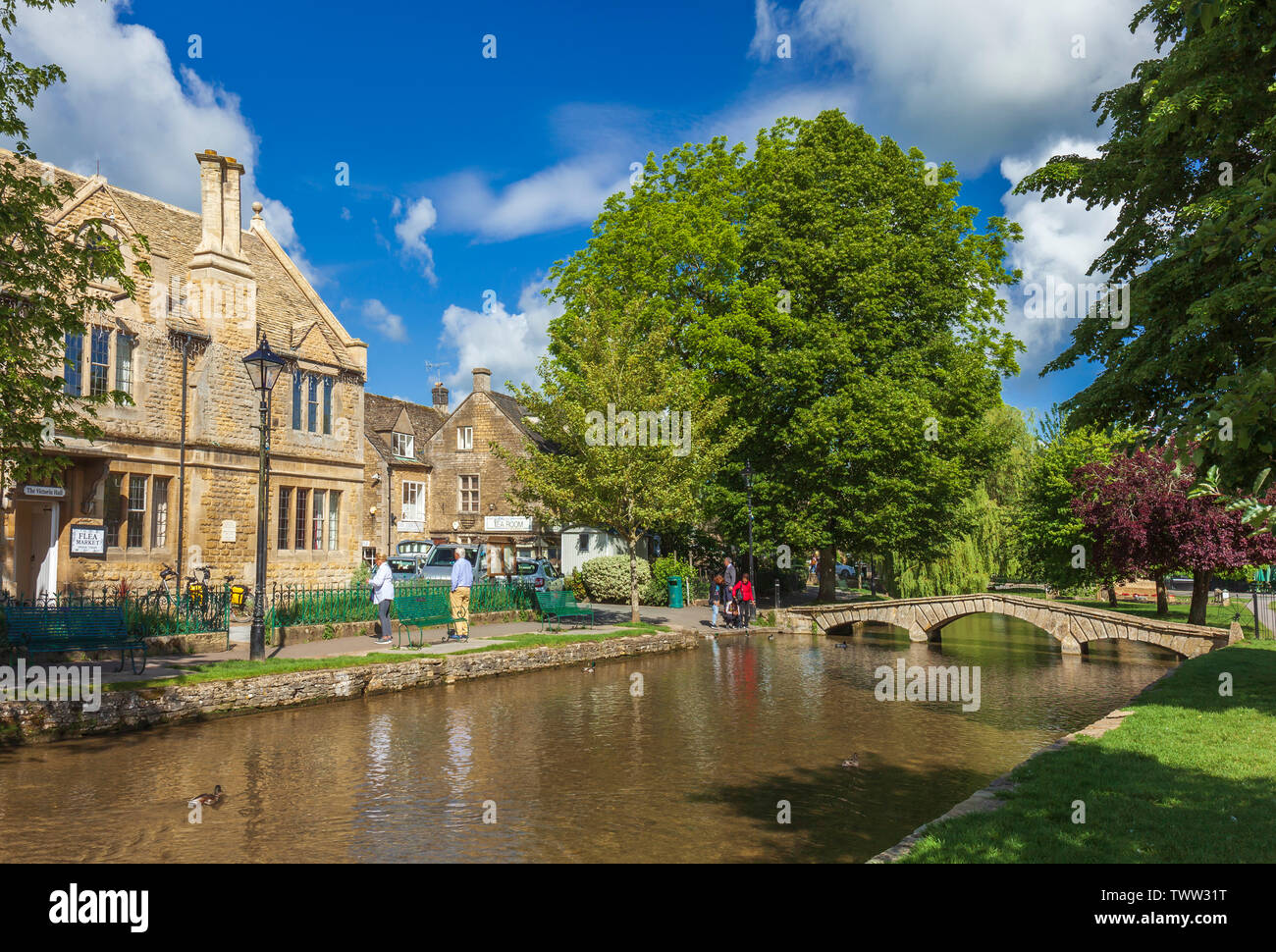 Bourton on the Water. Banque D'Images