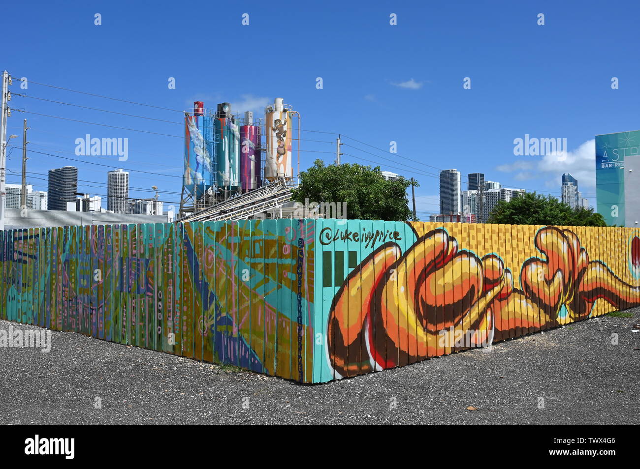 Murs Wynwood Banque D'Images