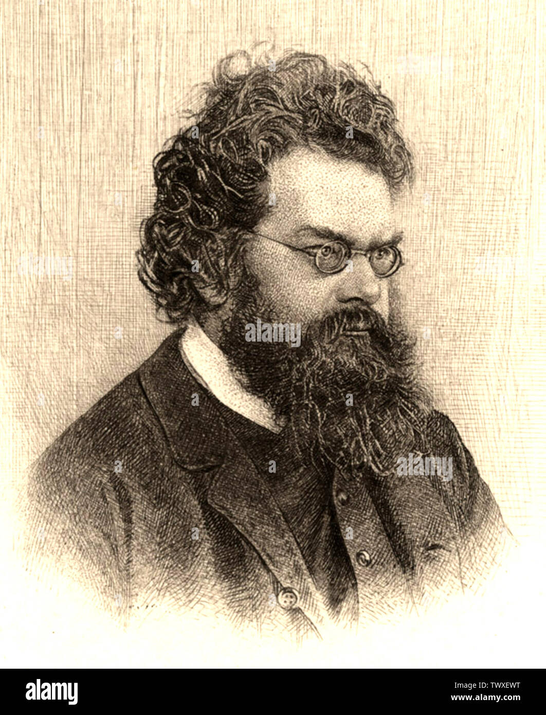 LUDWIG BOLTZMANN (1844-1906) physicien et philosophe autrichien Banque D'Images