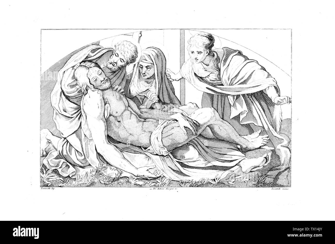 Livre Chrétien. Ancienne image Banque D'Images