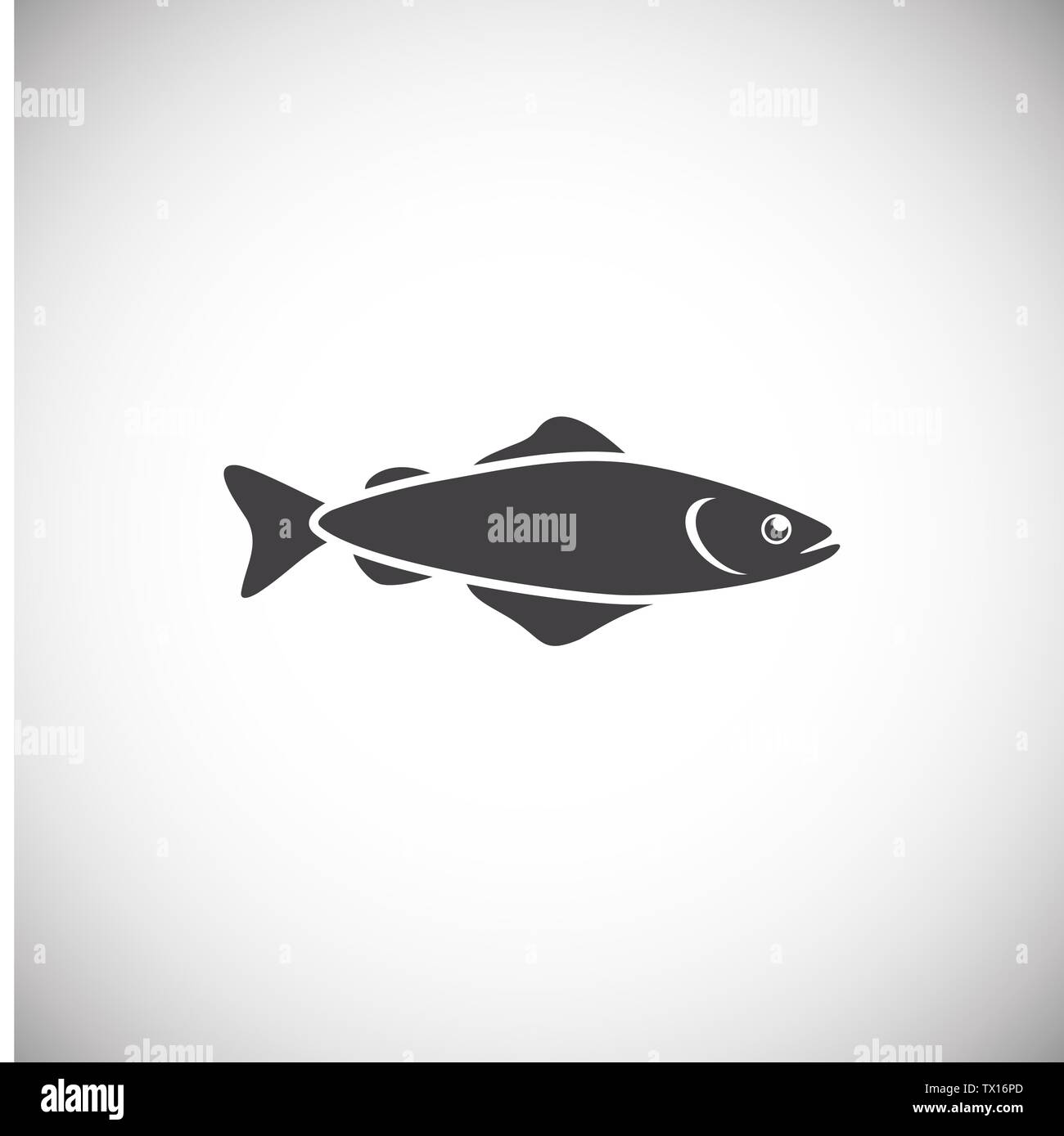 Les poissons de fond sur l'icône de graphique et web design. Simple illustration. Concept Internet symbole de bouton site web ou application mobile. Illustration de Vecteur