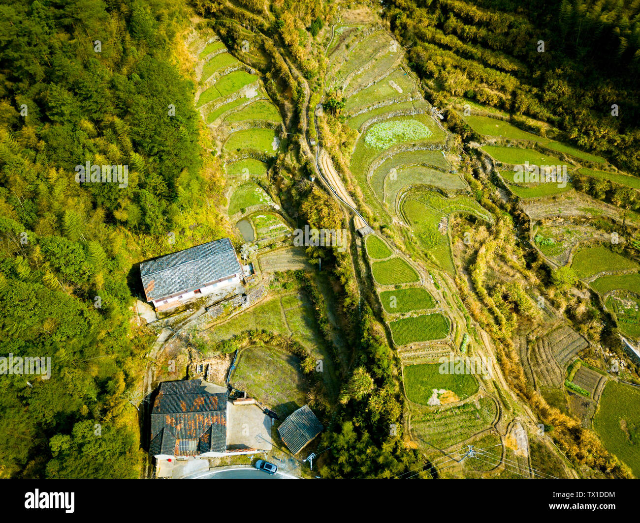 Lishui ancien village Banque D'Images