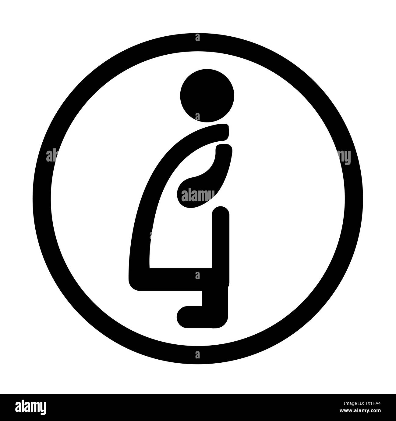 Signe enceintes Banque D'Images