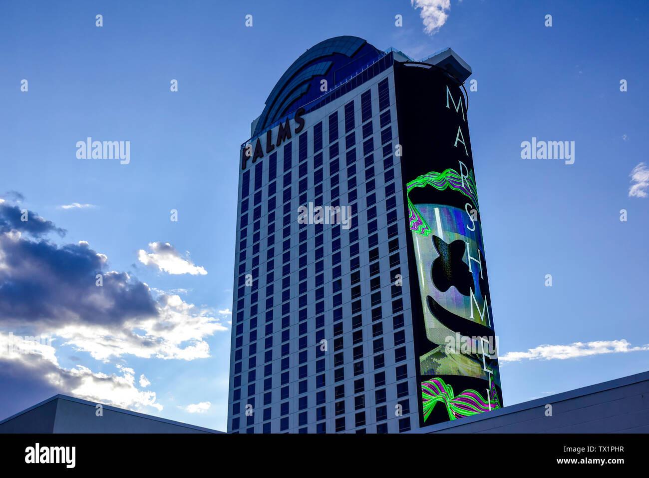 Une vue extérieure du Palms Resort and Casino à Las Vegas, Nevada Banque D'Images