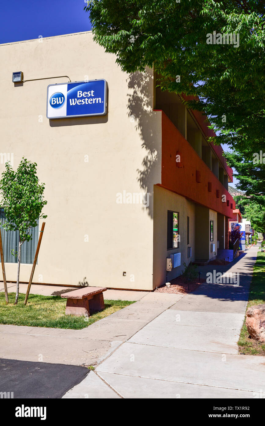 Best Western Motel Kanab, Utah Banque D'Images