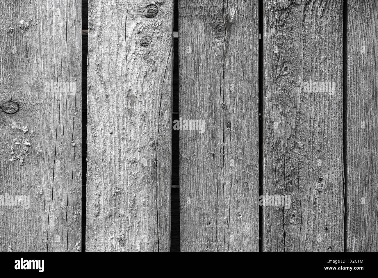 Les planches de bois sombre, des planches. Bois vieilli naturellement. Fond de bois naturel. Banque D'Images