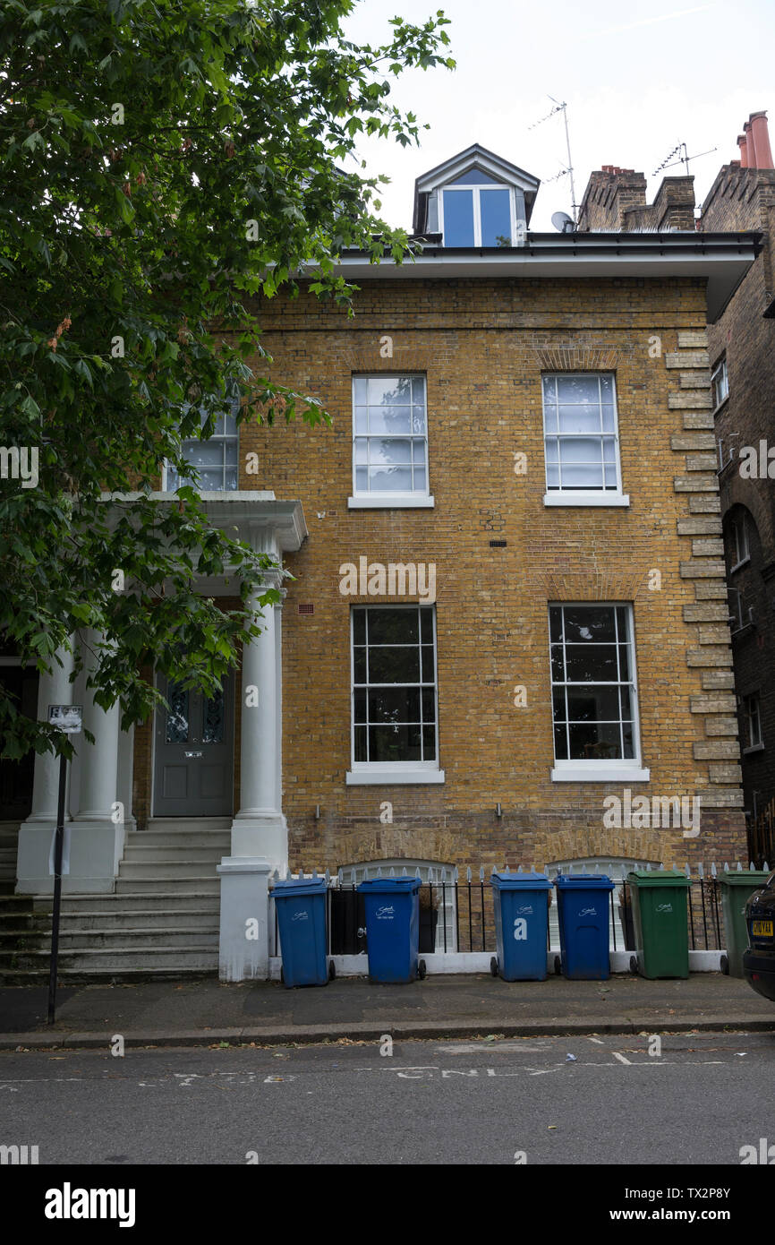L'adresse résidentielle de Boris Johnson MP pour le parti conservateur et petite amie Carrie Symonds, London, England, UK Banque D'Images