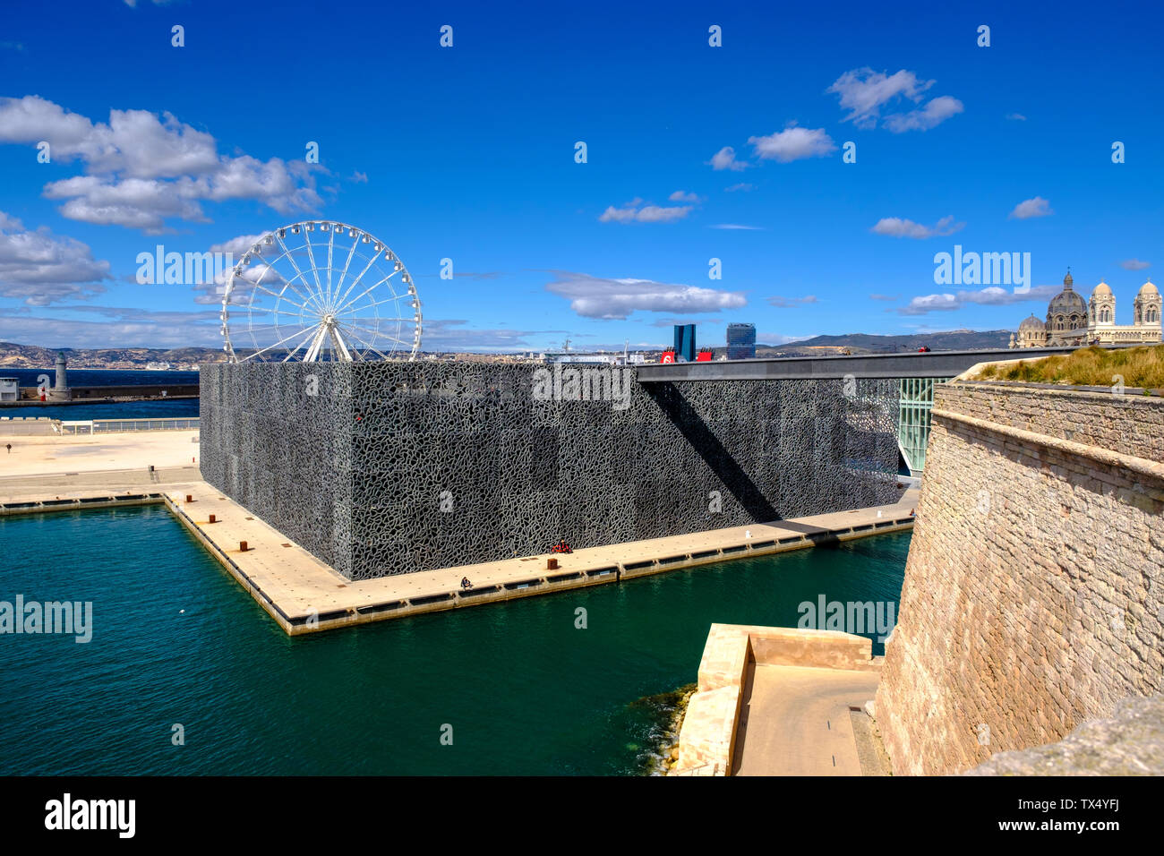 France, Marseille, musée des Civilisations européennes et méditerranéennes, MuCEM Banque D'Images