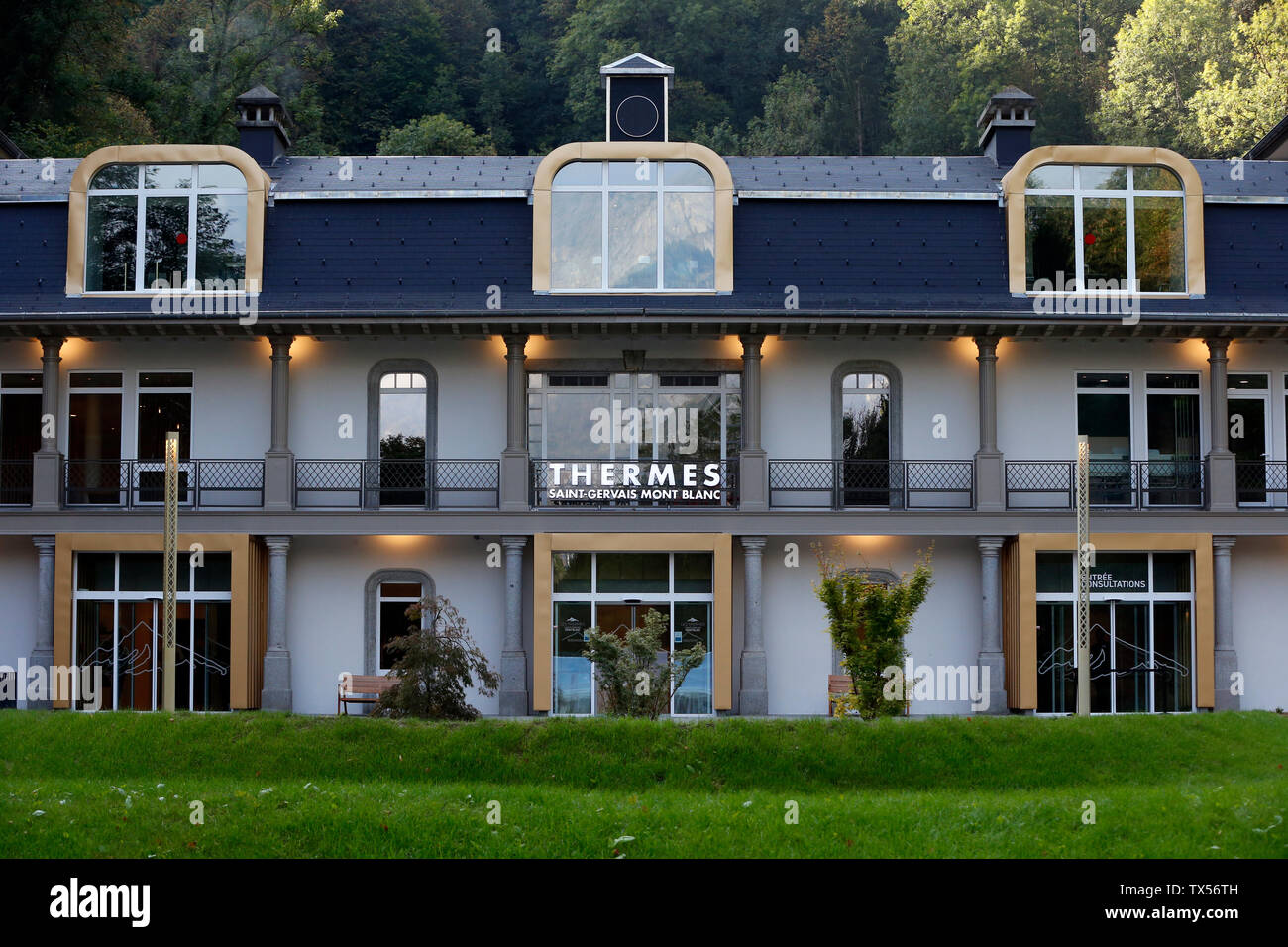 Saint-Gervais Mont-Blanc thermal spa Banque D'Images