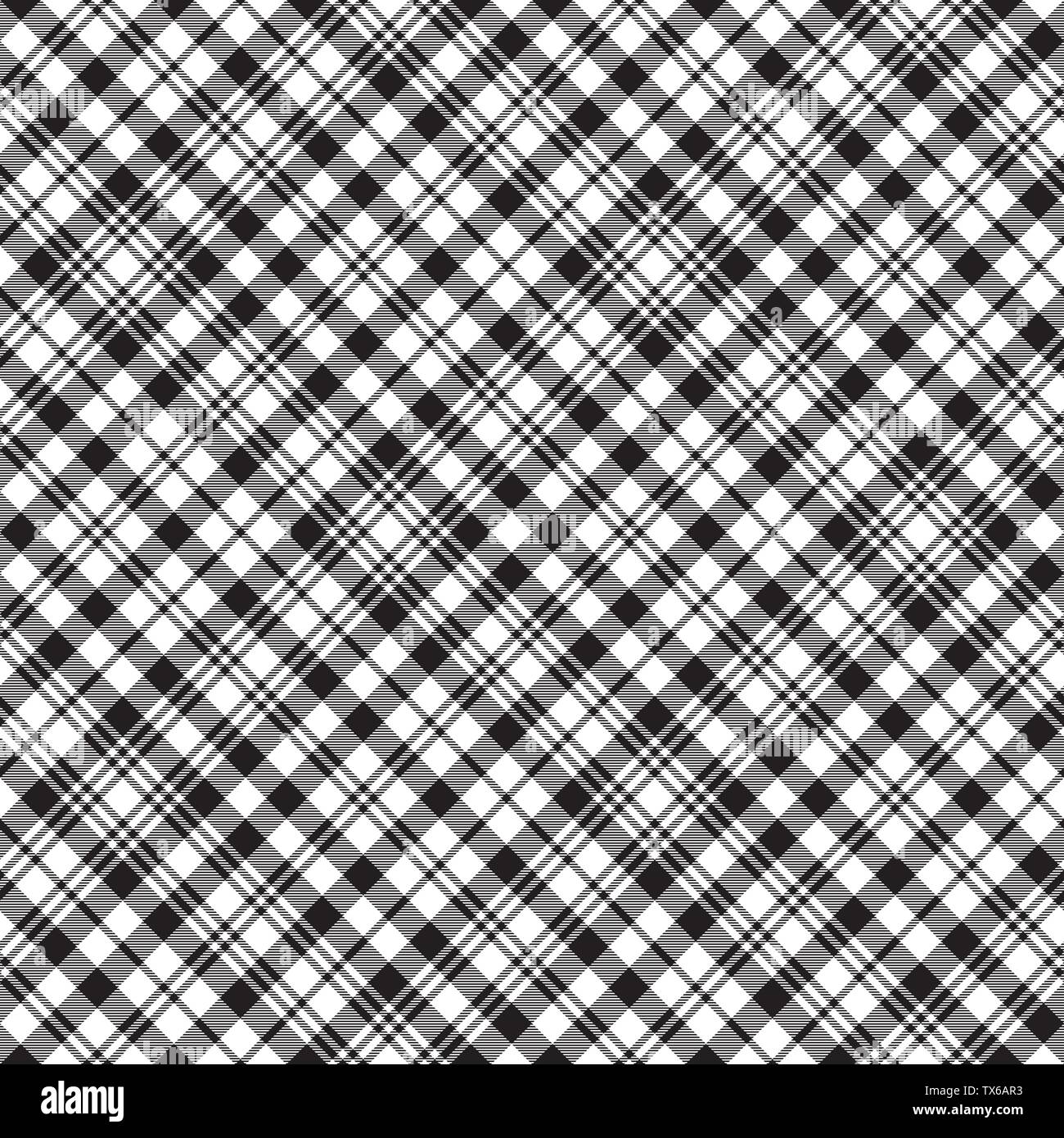 Vérifier tartan Black Watch modèle homogène à carreaux. Vector illustration. Illustration de Vecteur