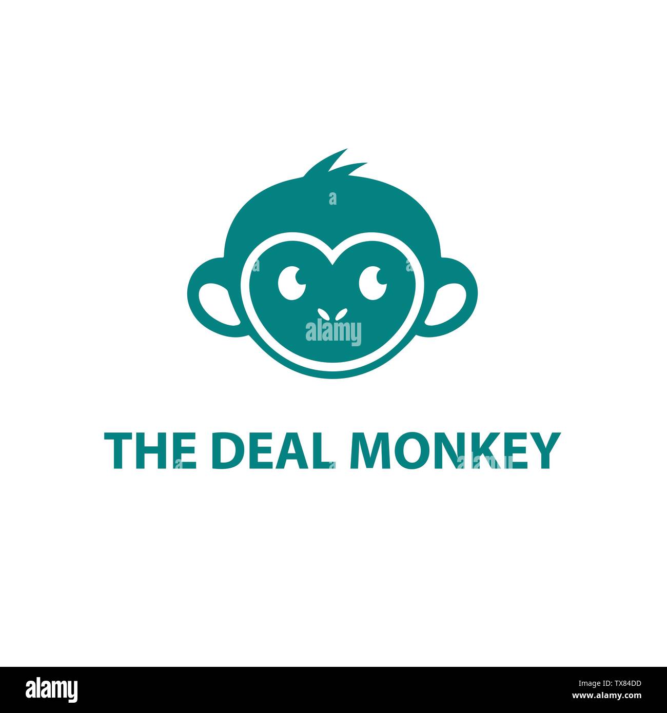 Logo design Geek singe dans Illustrator Illustration de Vecteur