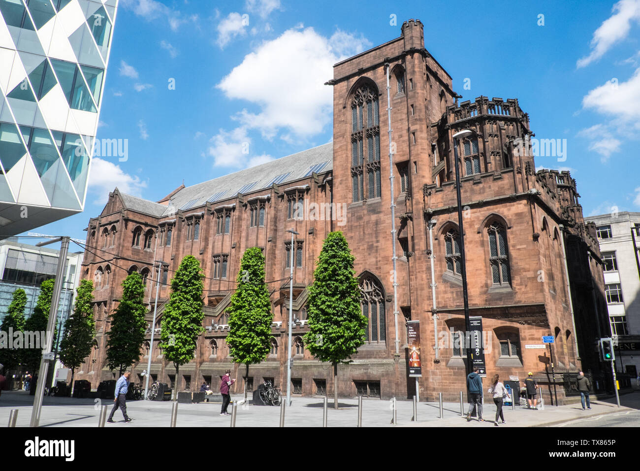 La bibliothèque John Rylands de Manchester,nord,nord,nord,ouest,ville,Angleterre,English,GB,UK,Bretagne,europe,britanniques, Banque D'Images