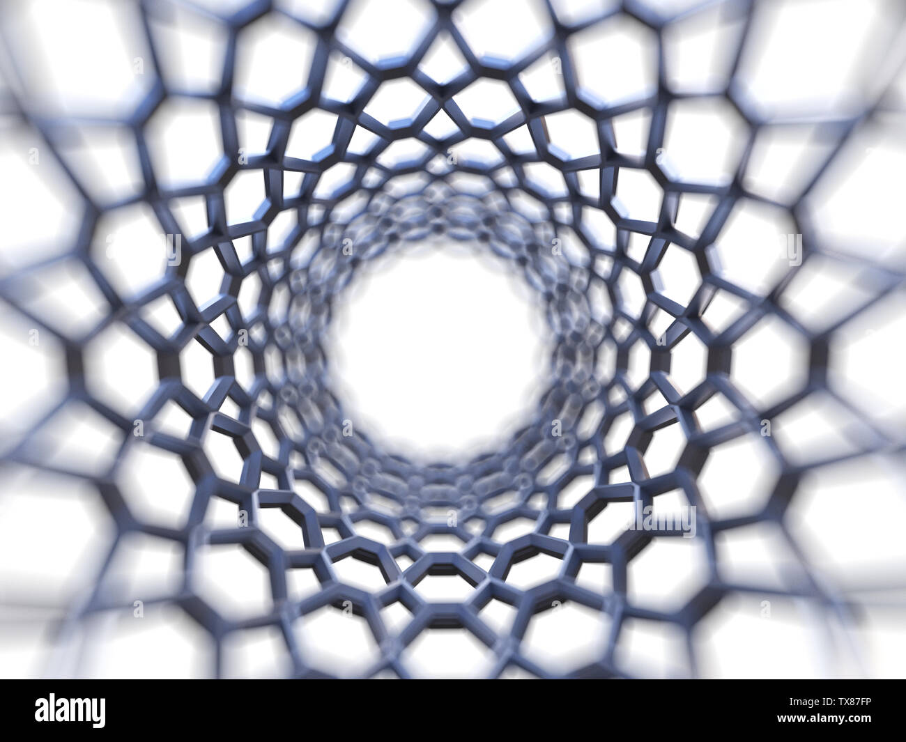 Médicalement en rendu 3d illustration d'un stent précis Banque D'Images