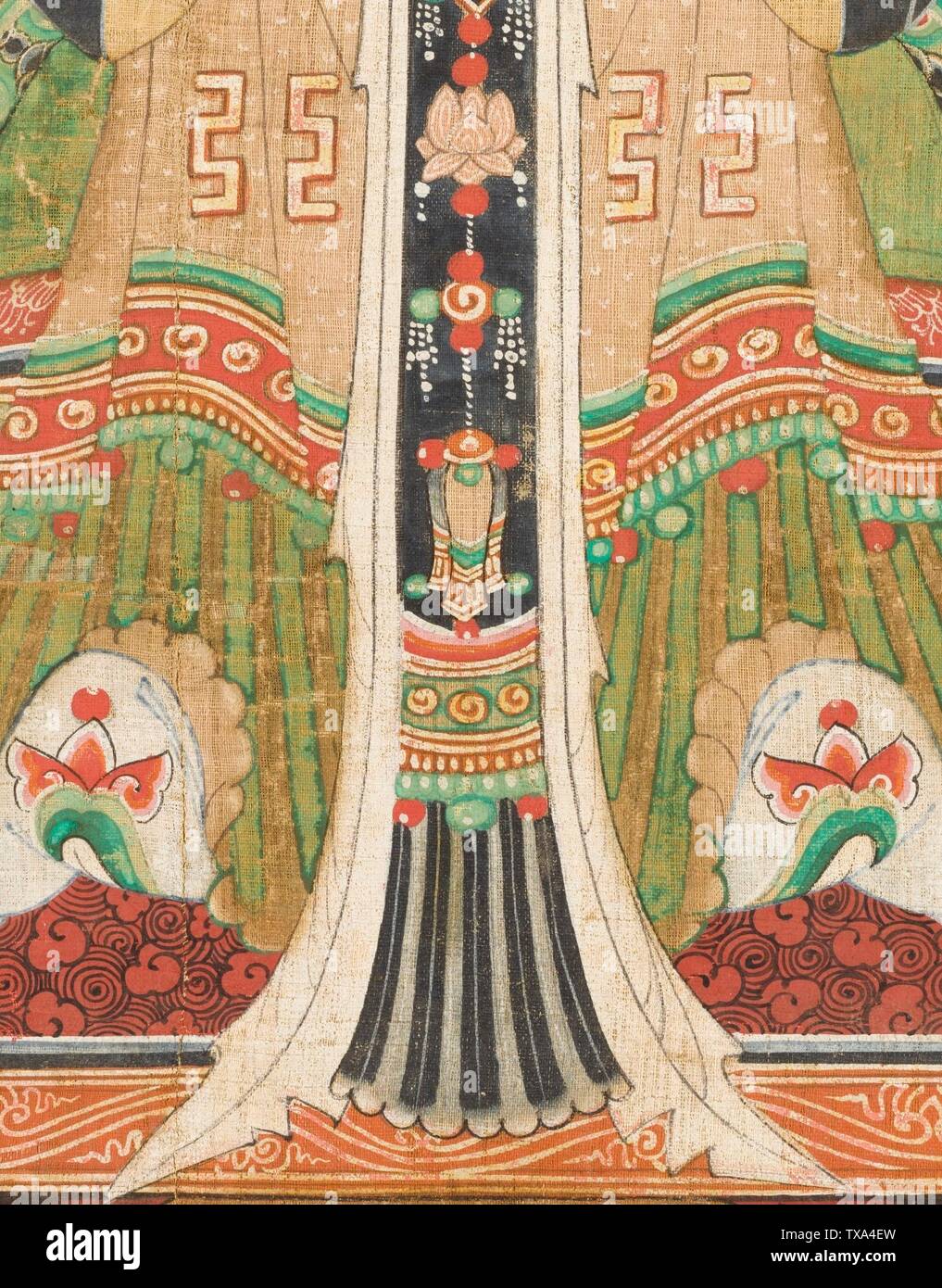 Nambang Yeomje (Nanfang Yendi), seigneur du quadrant sud (image 2 de 4); Corée, Coréen, dynastie Joseon (1392-1910), Tableaux du XVIIIe siècle Panneau, encre et couleur sur le chanvre ou la ramie image: 39 3/4 x 29 po. (100.97 x 73.66 cm) Acheté avec les fonds du Musée (M.97 0.15.10) Art coréen; date du XVIIIe siècle QS:P571,+1750-00-00T00:00:00Z/7; Banque D'Images