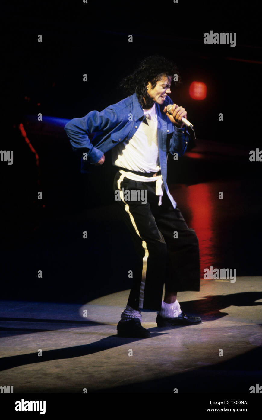 ***PHOTO*** 10e anniversaire de la mort de Michael Jackson Michael Jackson photographié en 1988. © RTCL/MediaPunch Banque D'Images