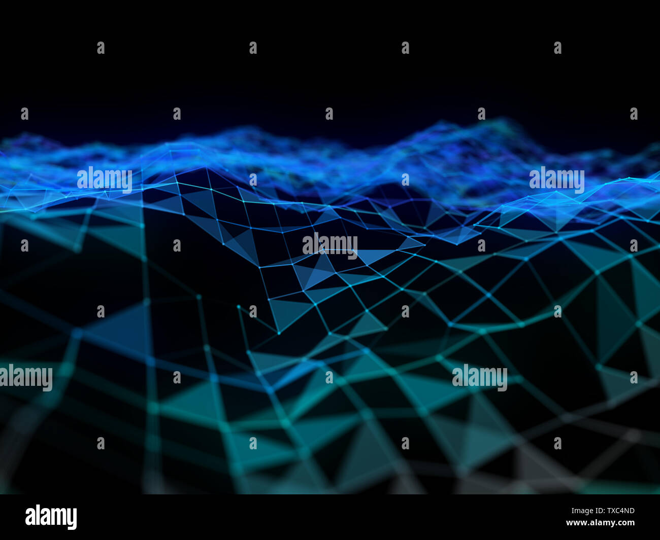 Rendu 3d illustration d'un plexus avion Banque D'Images