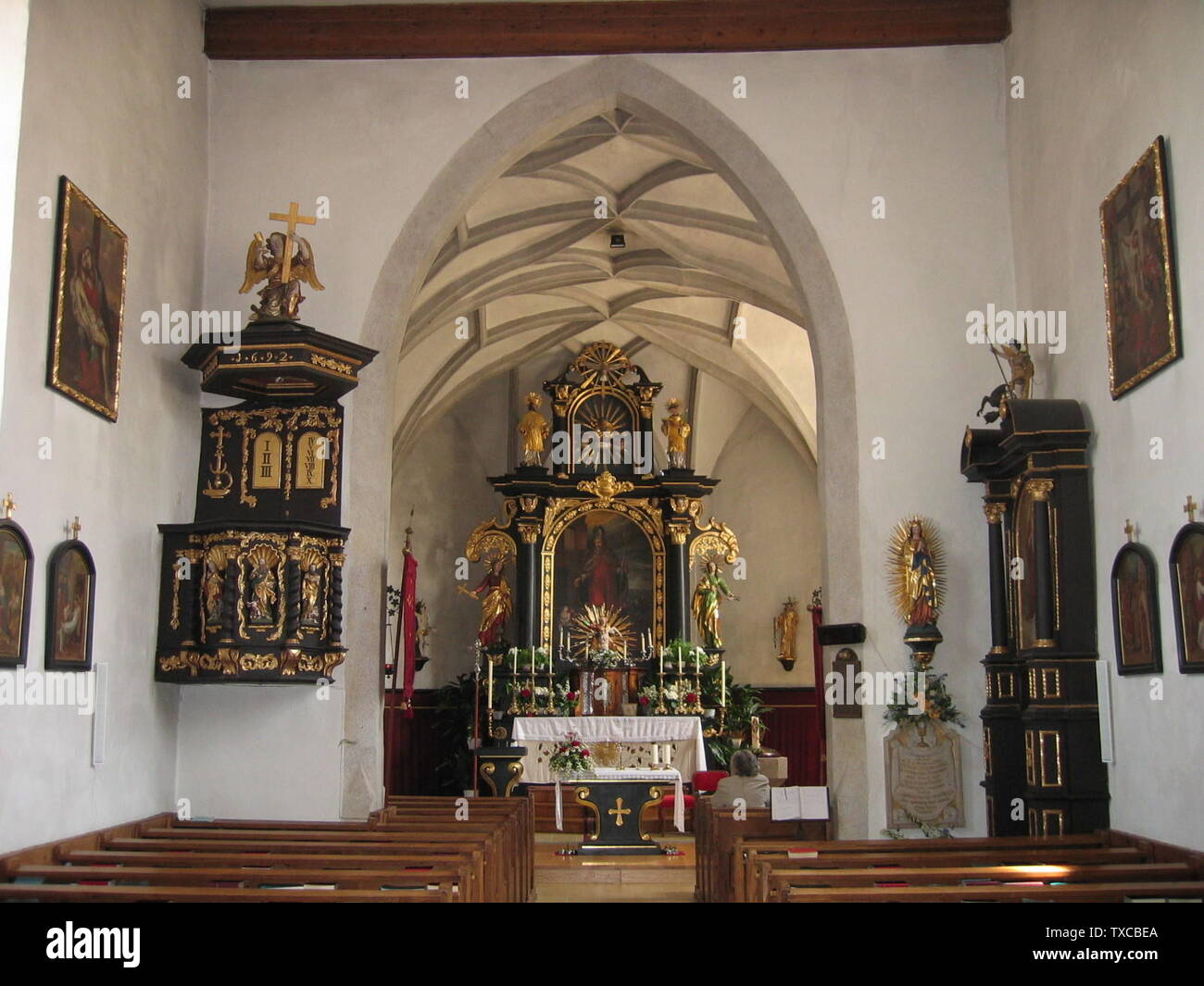 Pfarrkirche Rechberg Innen; 2005; Fr.Maximilian; Fr.Maximilian; Banque D'Images