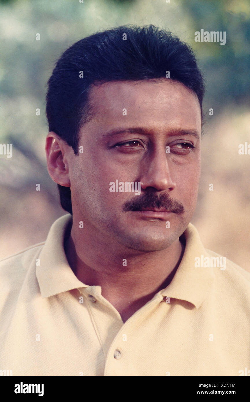 Acteur de cinéma Bollywood indien, Jackie Shroff, Inde, Asie Banque D'Images
