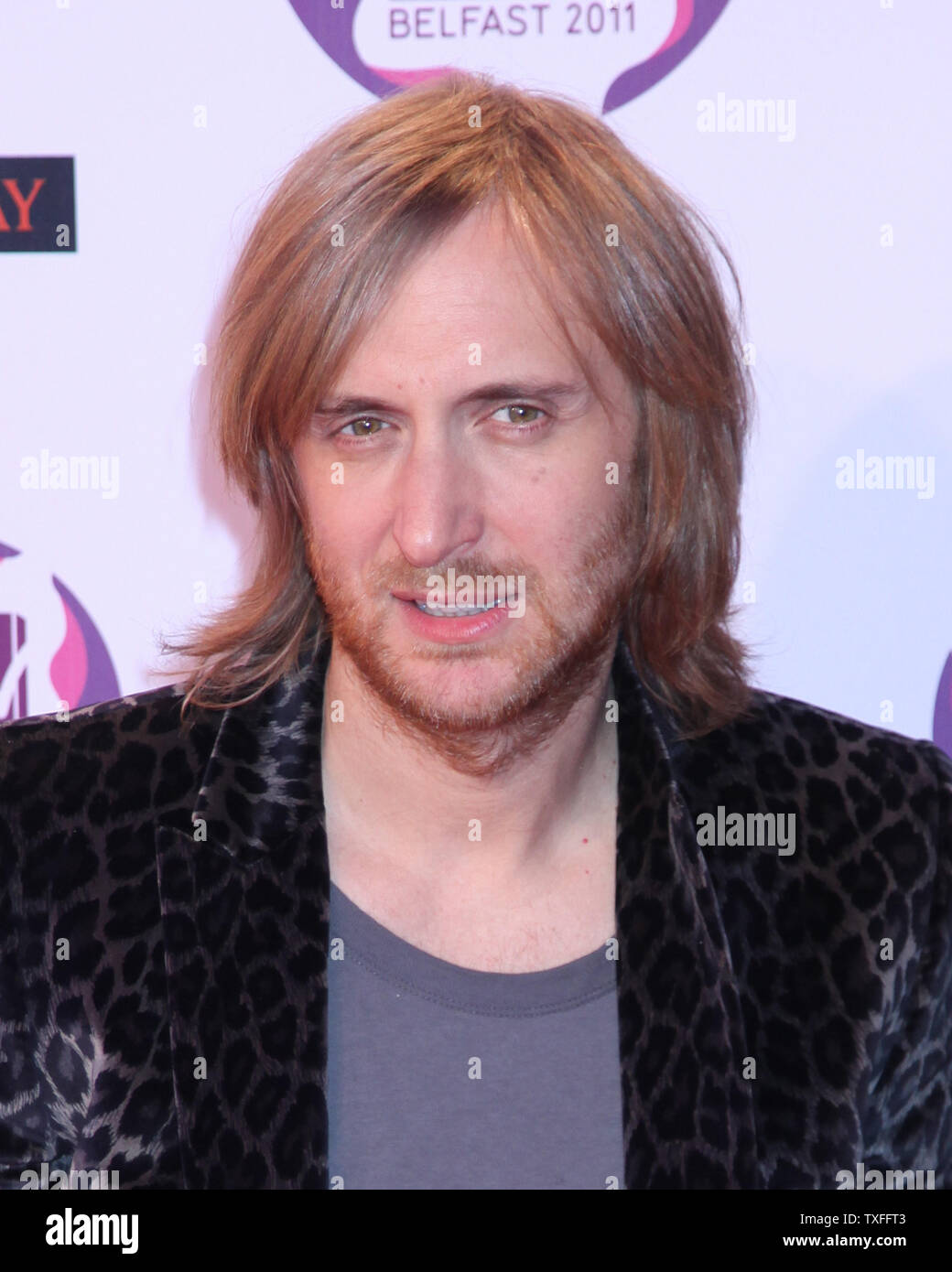 David Guetta arrive sur le tapis rouge au MTV Europe Music Awards à Belfast, Irlande du Nord le 6 novembre 2011. UPI/David Silpa Banque D'Images