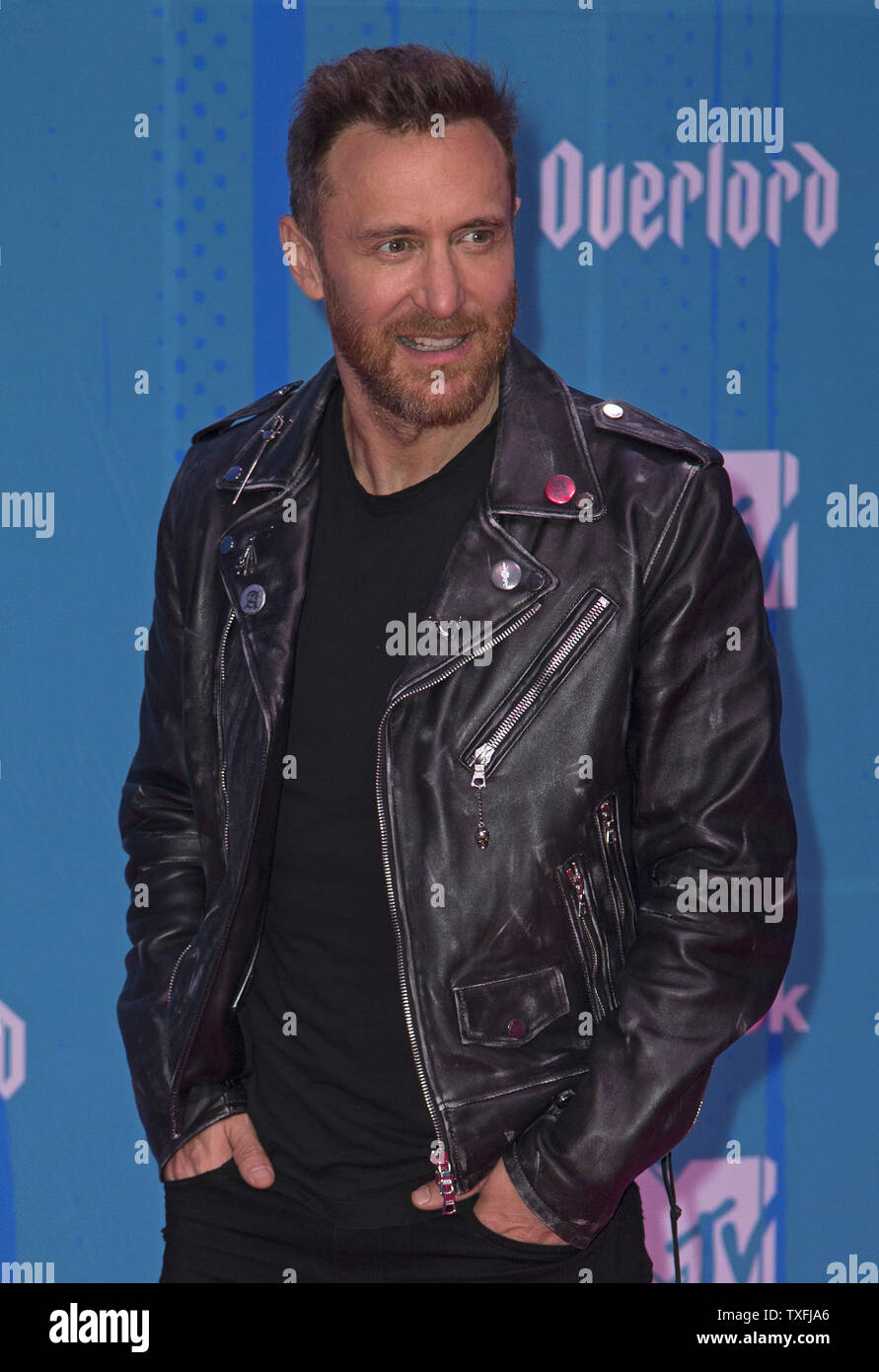 David Guetta arrive au MTV Europe Music Awards à Bilbao (Espagne) le 4 novembre 2018. Photo par Sven Hoogerhuis/UPI Banque D'Images
