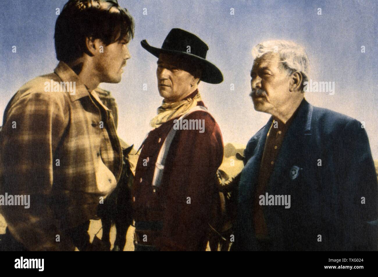 Les chercheurs Année : 1956 USA Réalisation : John Ford John Wayne, Ward Bond, Jeffrey Hunter Banque D'Images