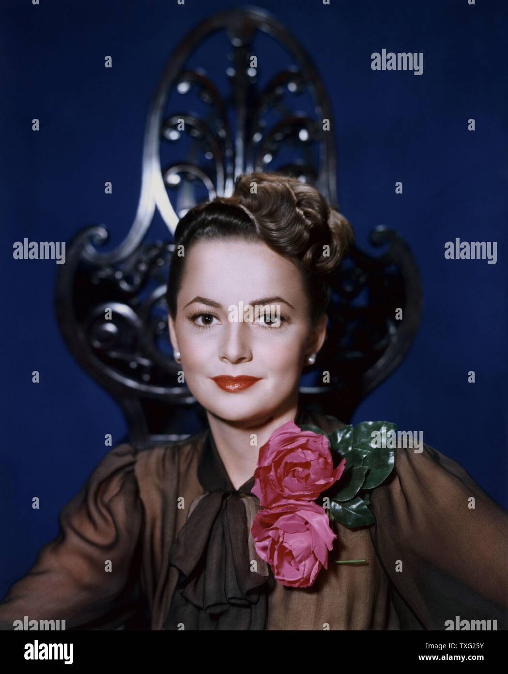 Olivia de Havilland, vers 1945 Banque D'Images