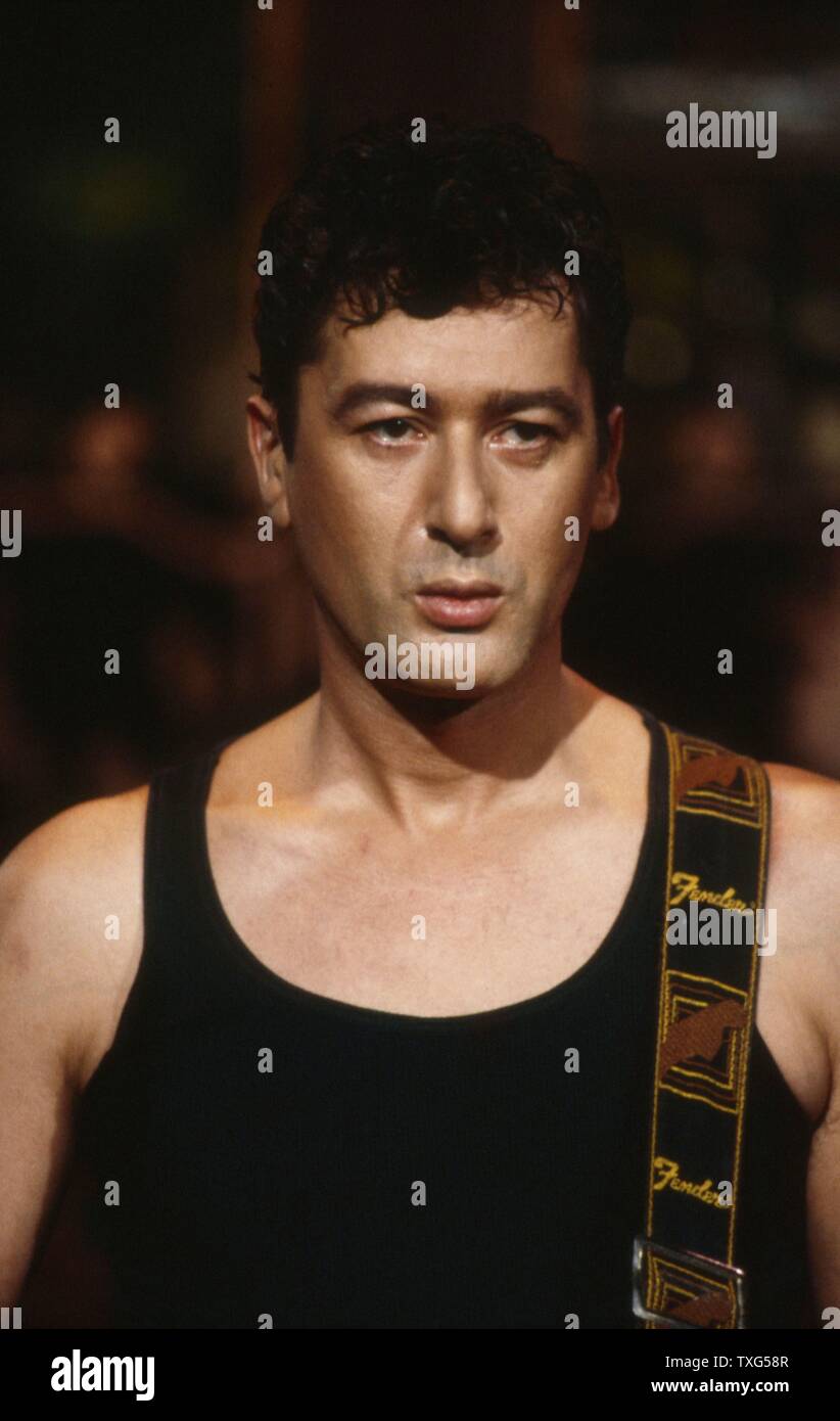 Alain Bashung, chanteur français. 1983 Banque D'Images