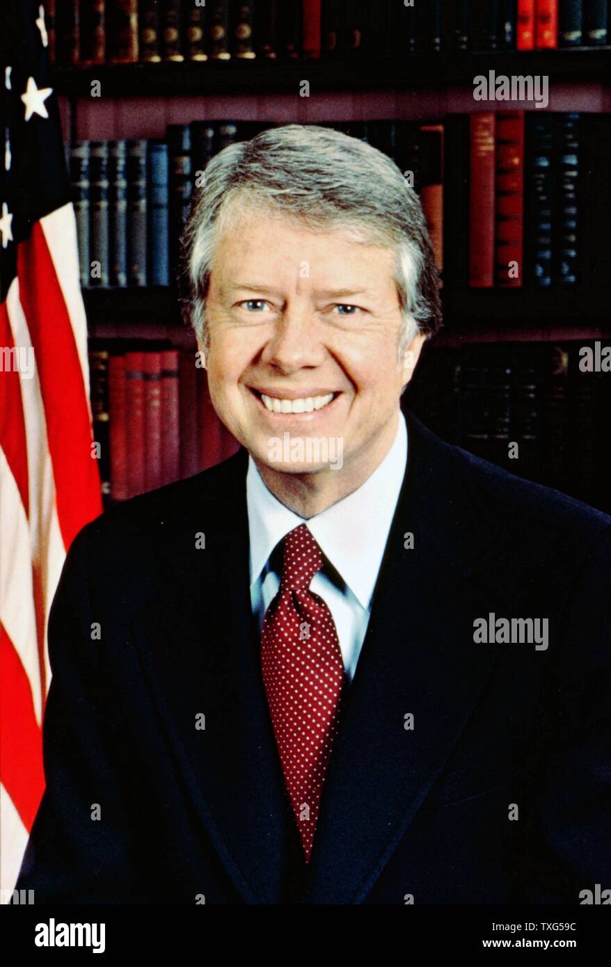 Jimmy Carter, 39e président des États-Unis d'Amérique (1977-1981) Banque D'Images