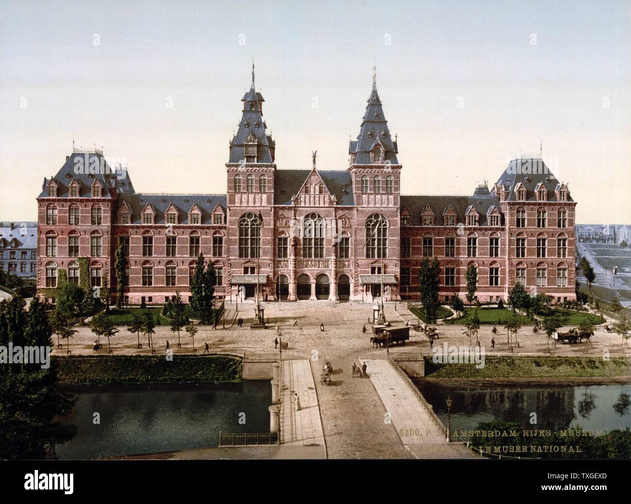 Rijksmuseum, Amsterdam, Pays-Bas, vers 1895-1905 Banque D'Images