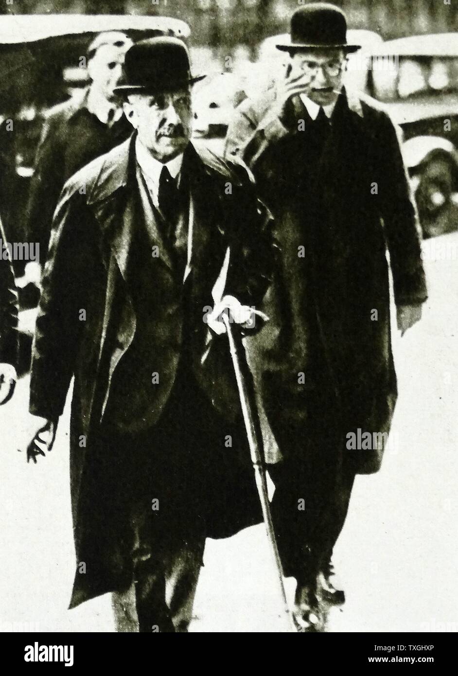 Franz von Papen 1879 ñ 1969. Noble allemand, officier d'état-major général et homme politique. Il a été chancelier de l'Allemagne en 1932 et en tant que vice-chancelier sous Adolf Hitler en 1933Ñ1934. Banque D'Images