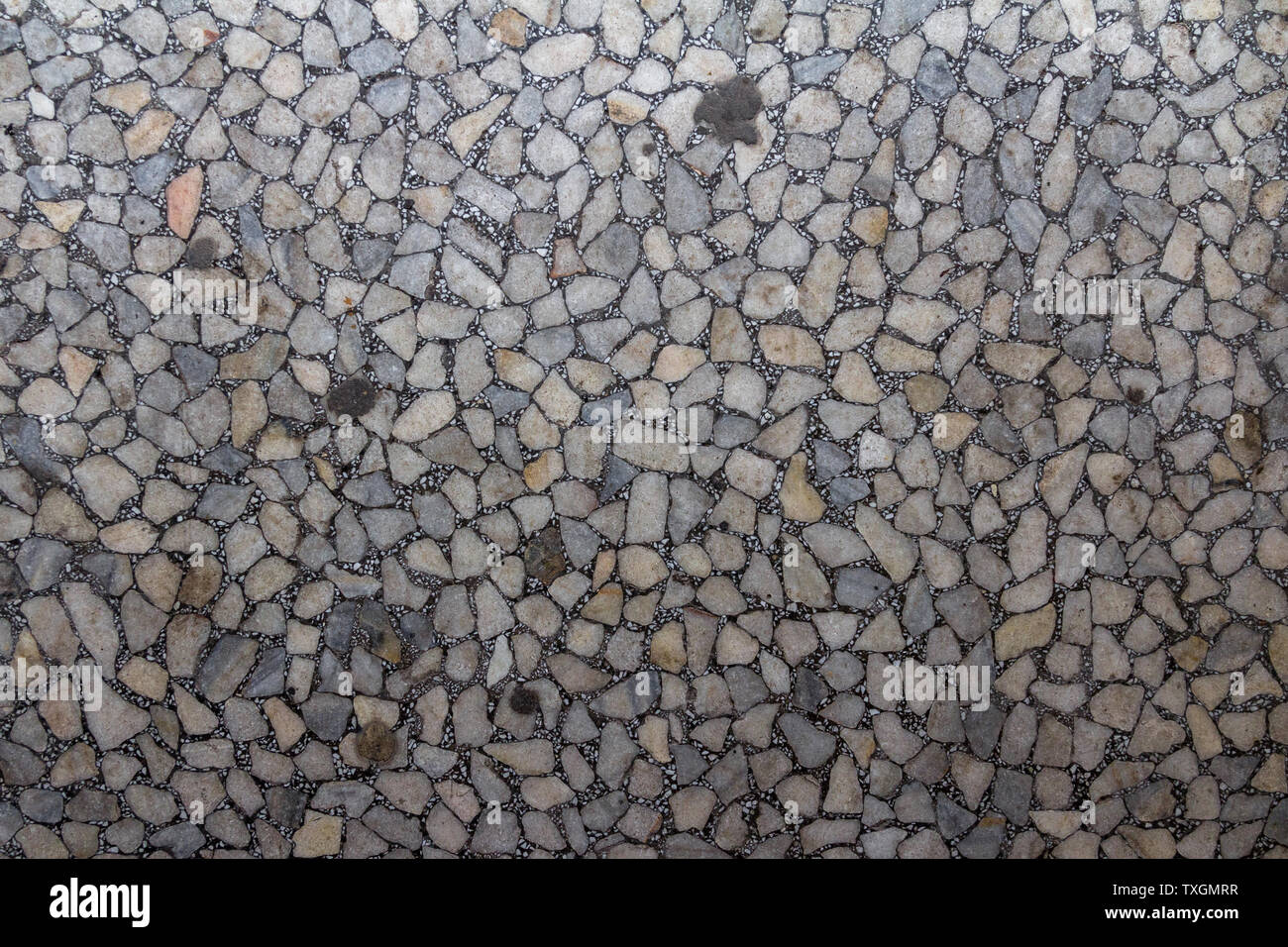Carreaux de marbre poncé la texture. Arrière-plan de granit lisse. En résumé motif en pierre. La texture de la surface d'antiquités Banque D'Images