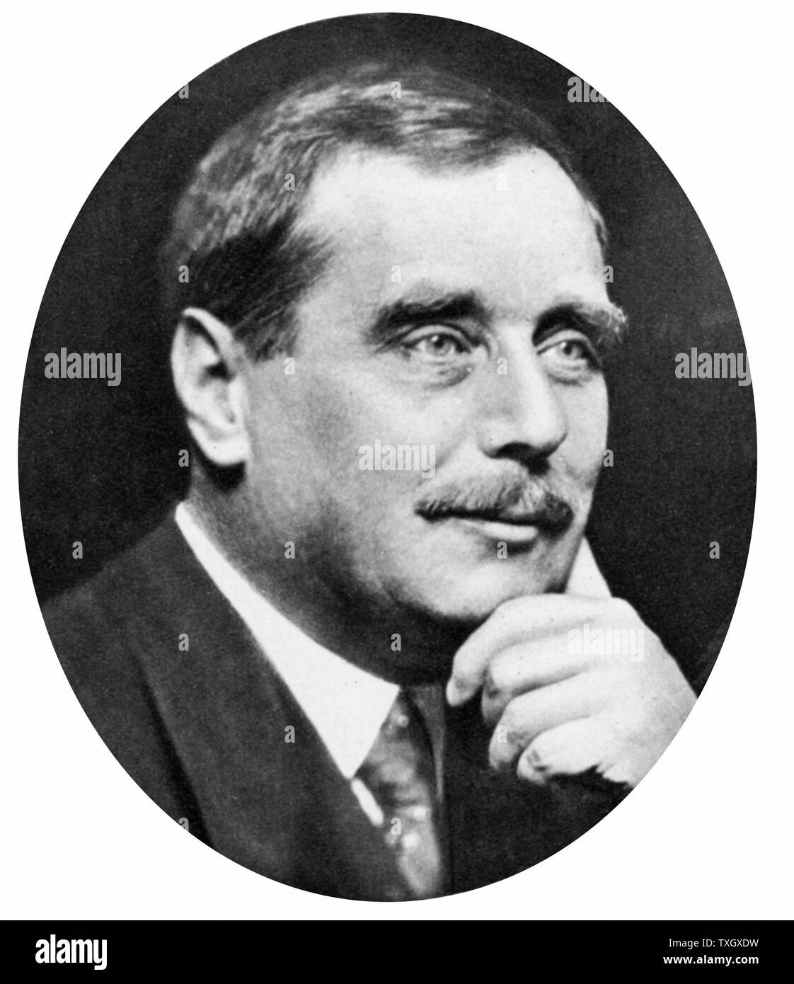Herbert George Wells (1865-1946), romancier anglais, écrivain et historien populaire Wells c1925 Banque D'Images