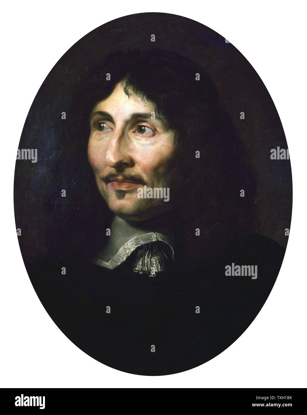Attribué à Claude Lefèbvre (1632-1675) École française (1632-1675) Portrait de Jean-Baptiste Colbert (1619-1683) 17e siècle, musée Beaux-arts de Pau Banque D'Images