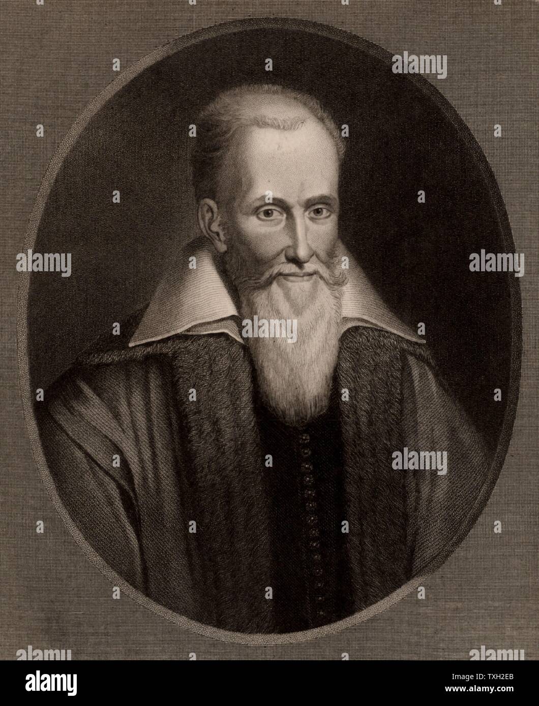 John Justus Scaliger (1540-1609), érudit français leader religieux et classique, né à Agen. Il est devenu un (Protestant calviniste) pendant son séjour à Paris en 1562. À partir de 'La galerie de portraits', Vol VII, par Charles Knight (Londres, 1837). La gravure. Banque D'Images