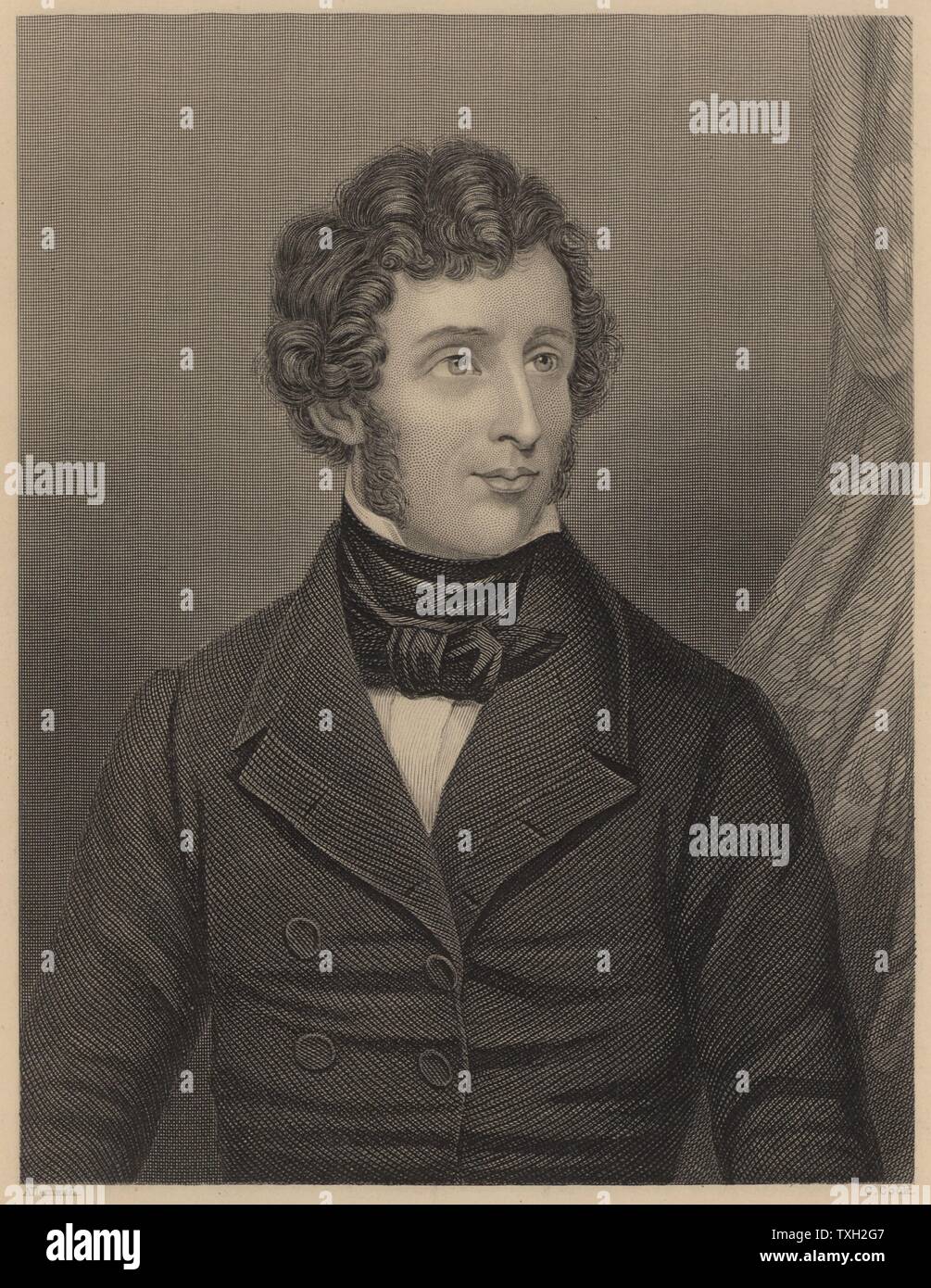 Friedrich Wohler (1800-1882), chimiste organique allemande. Aluminium isolé (1827), la synthèse de l'urée (1828), découvert le béryllium (1828), et obtenu à partir de l'acétylène carbure de calcium. De James Sheridan Muspratt "Chimie" (Londres, c1860). La gravure. Banque D'Images