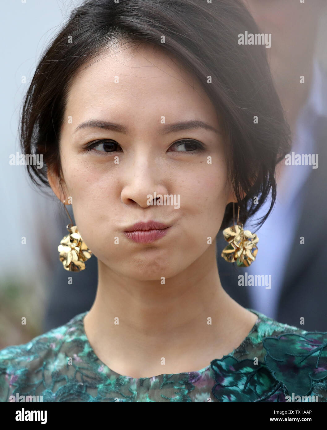 Zhang Ziyi arrive à l 'Un Certain Regard' photocall du jury lors de la 66e assemblée annuelle du Festival International du Film de Cannes à Cannes, France le 16 mai 2013. UPI/David Silpa Banque D'Images
