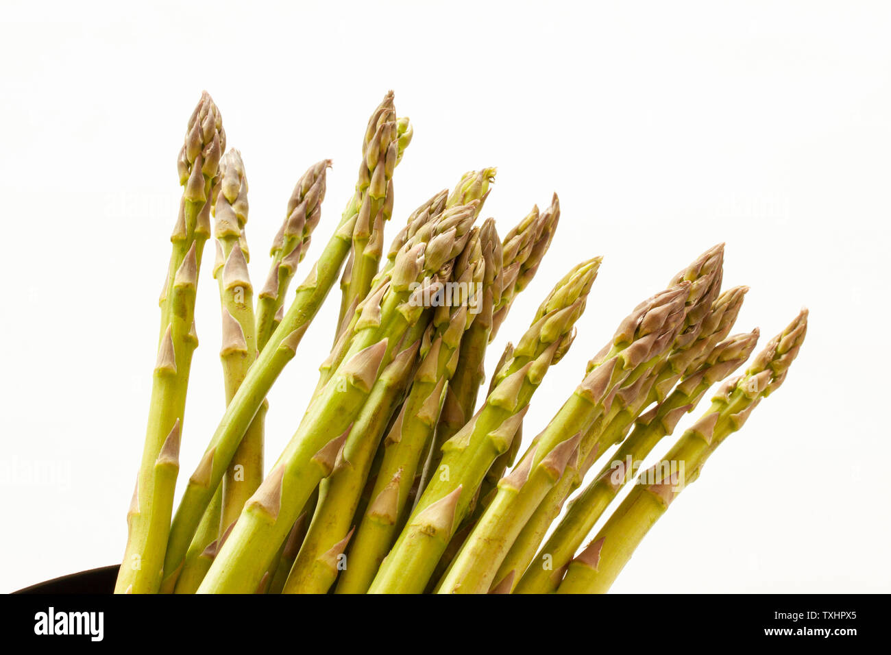 Ensemble d'asperge verte. Close up image avec copie espace. Banque D'Images