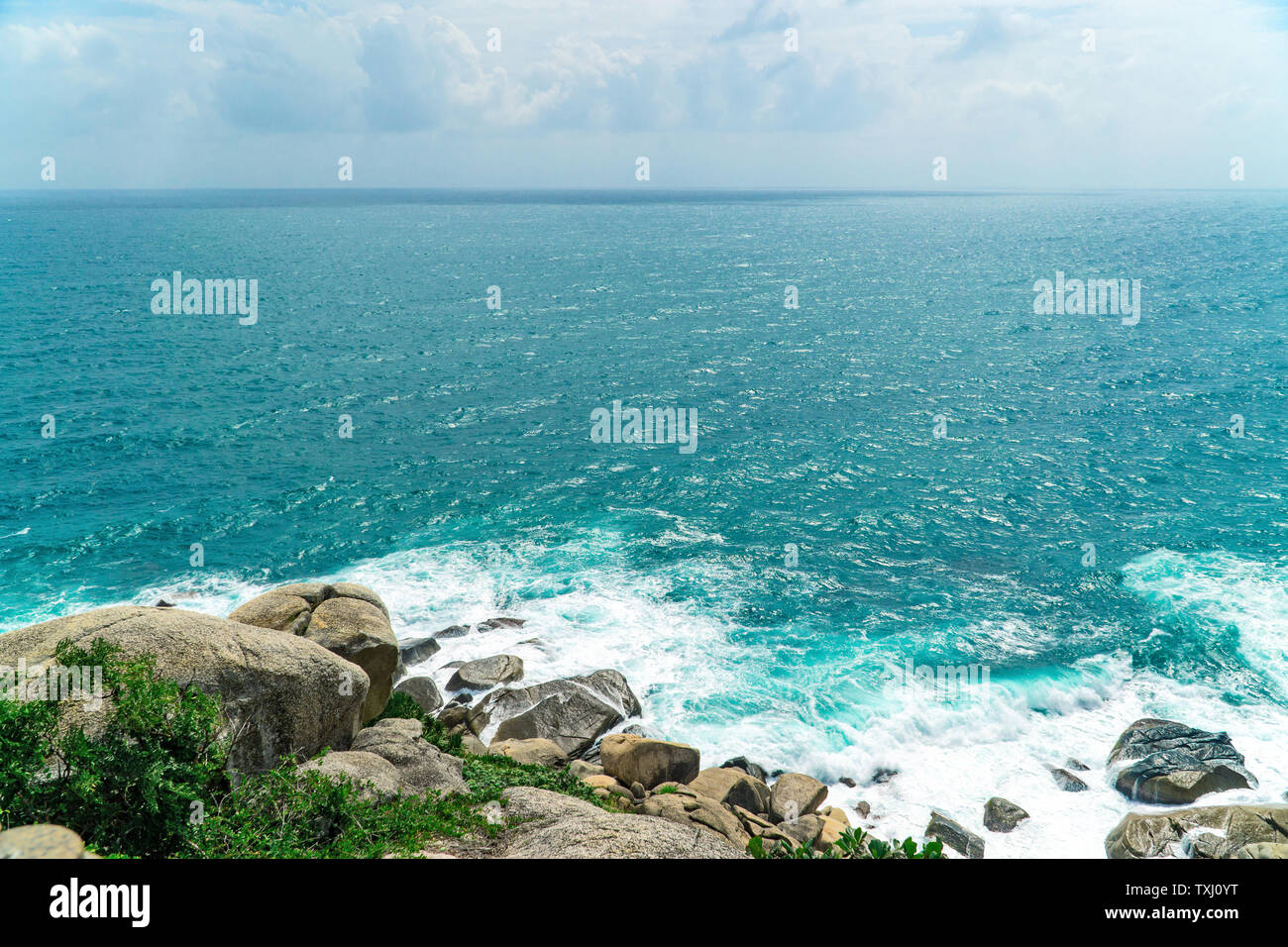 Le paysage de l'île de Wuzhizhou Banque D'Images