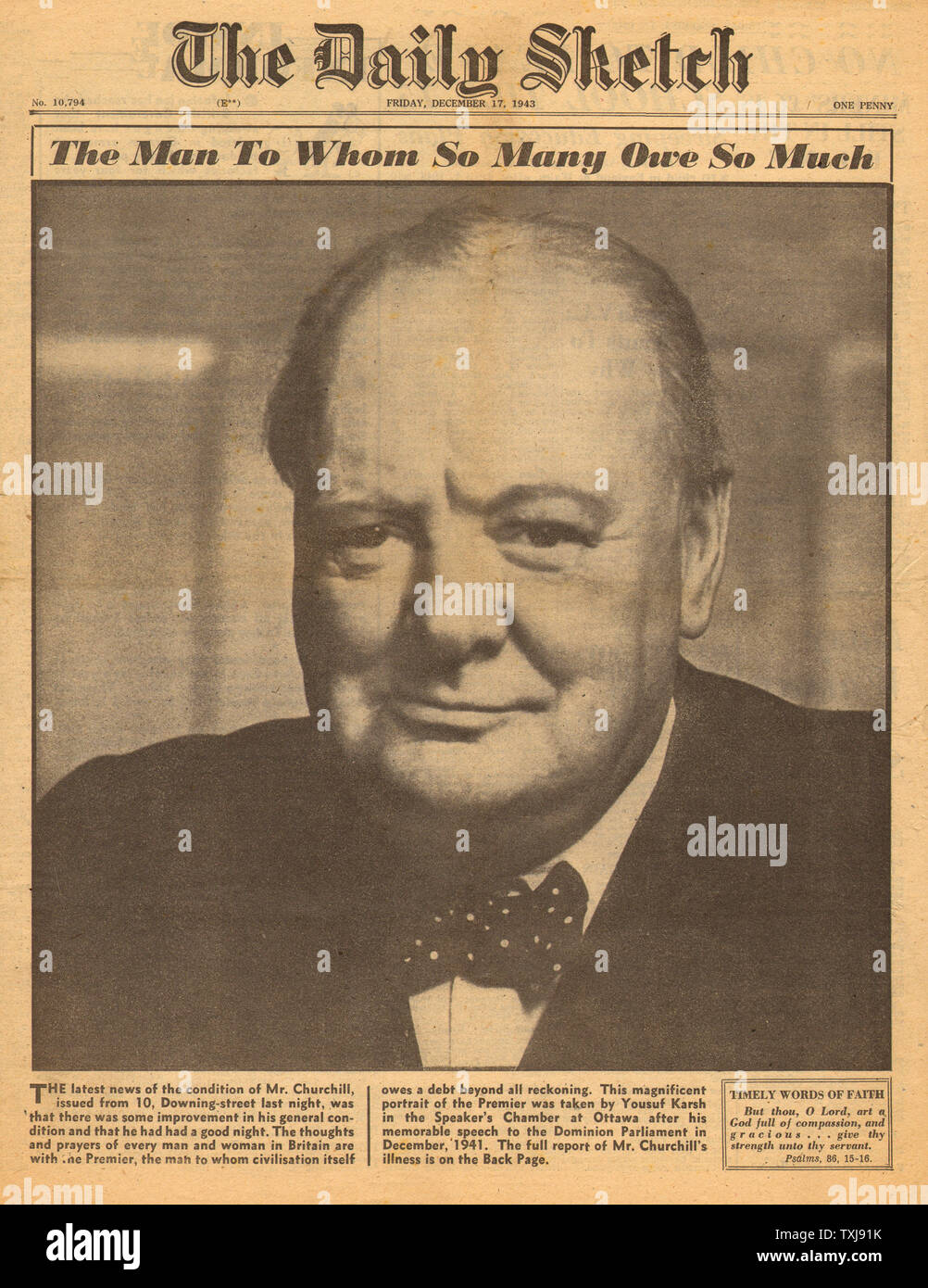 Winston churchill 1943 Banque de photographies et d’images à haute ...