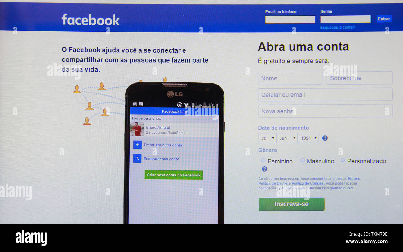 SÃO PAULO, SP - 25.06.2019 : FAIRE CRIPTOMOEDA FACEBOOK APRESENTA RISCOS - Balance, le criptomoeda présenté par Facebook le mardi (17), et l'entrée des géants de la technologie dans le secteur financier représente un risque pour le système bancaire international, a indiqué que la Banque des Règlements Internationaux (BRI), basé à Genève, une entité qui regroupe les systèmes de banque centrale de partout dans le monde. Mardi (25). (Photo : Bruno Amaral/Fotoarena) Banque D'Images