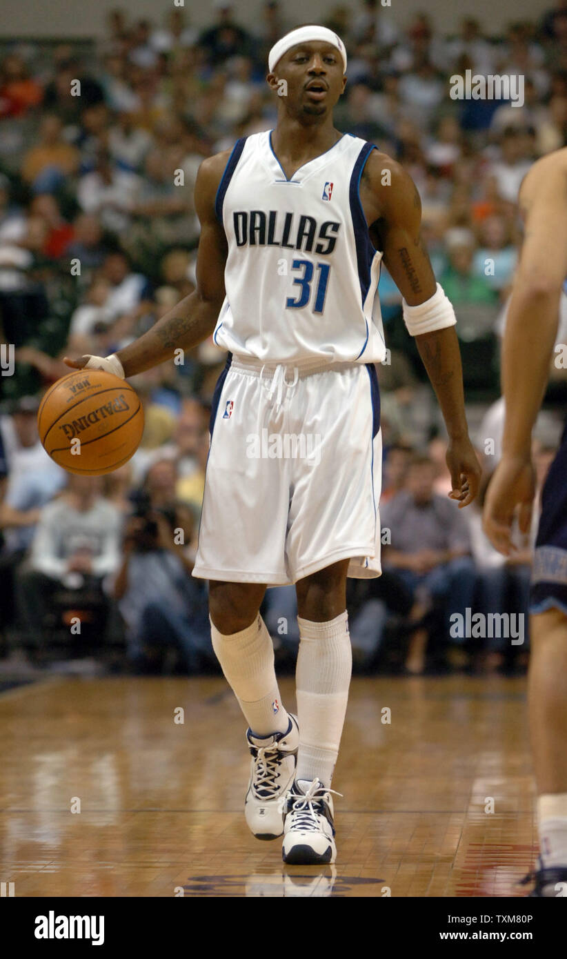 Les MAV's Jason Terry à l'Mavericks-Utah Dallas jeu Jazz le 16 avril 2006, à l'American Airlines Center de Dallas, au Texas. (Photo d'UPI/Ian Halperin) Banque D'Images