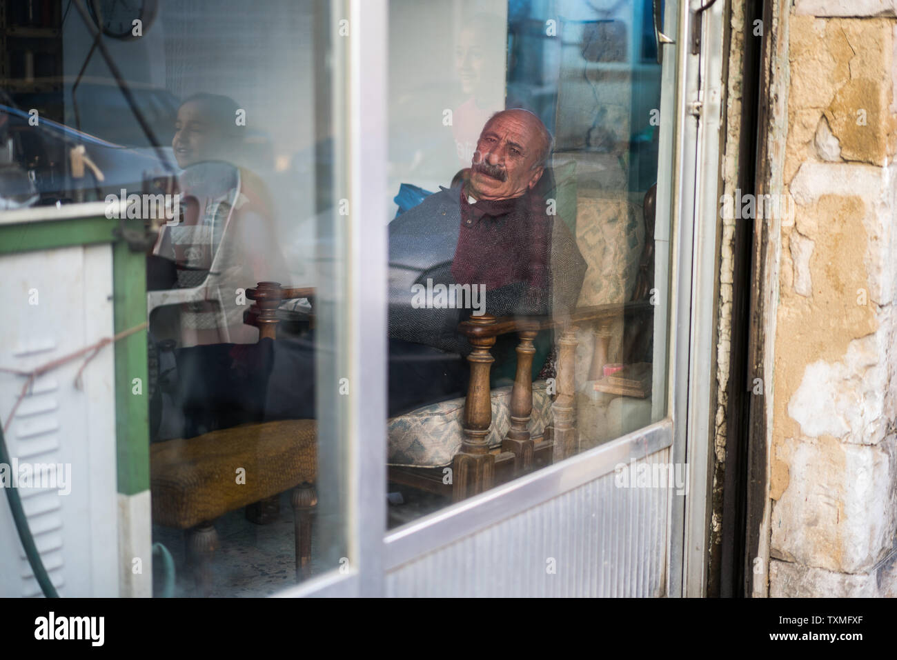 La population locale,dans la rue de l'Amman, Jordanie. Banque D'Images